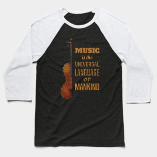 Music quote - guitar shirt - musical instrument Baseball T-Shirt